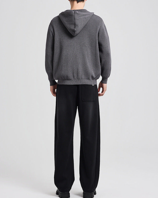 Langston cable-knit hoodie