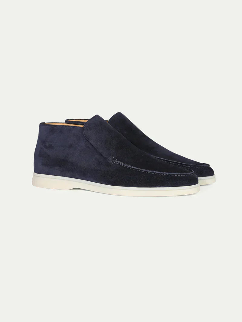 Dark blue city loafers