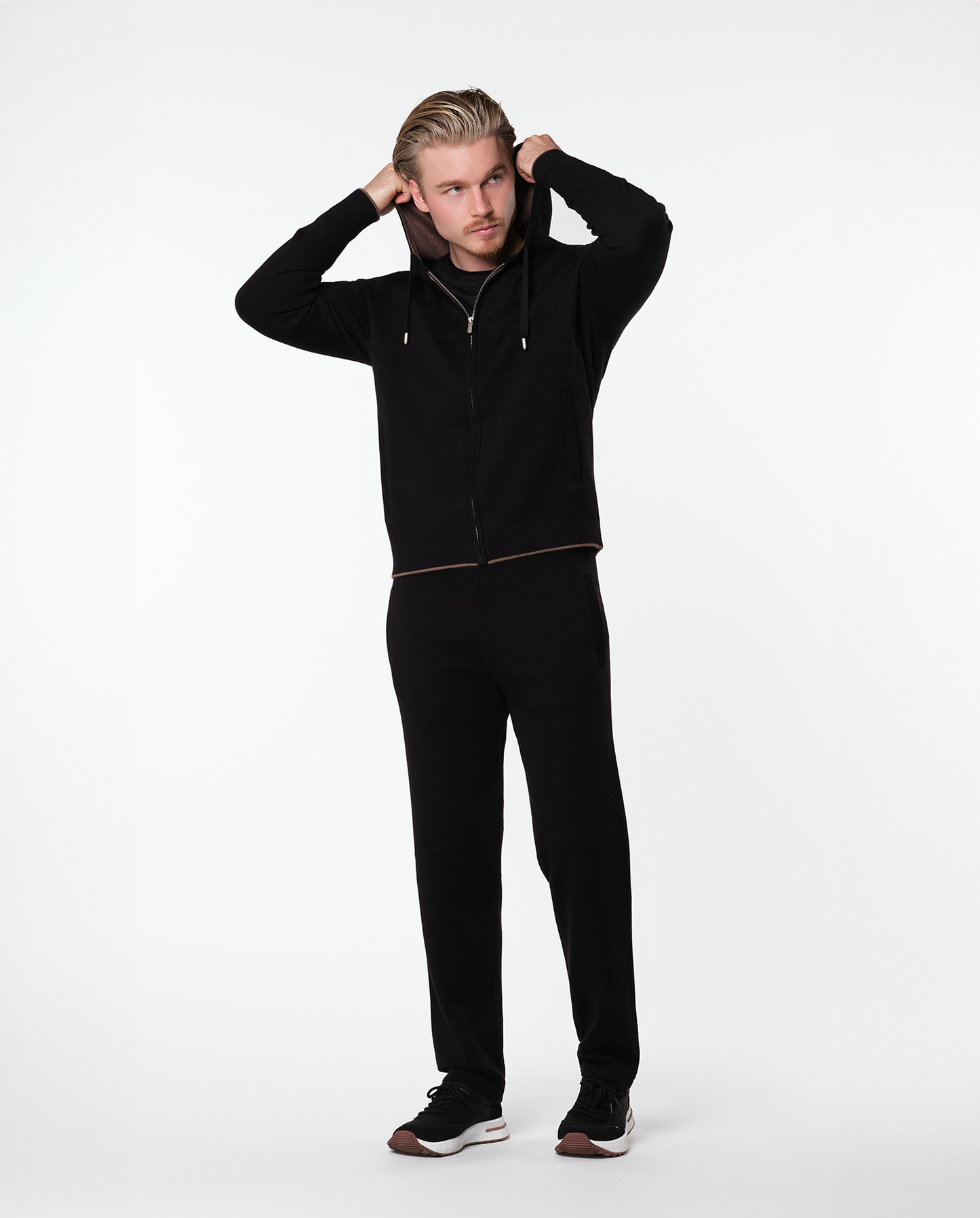 Weekend zip-up vest – black