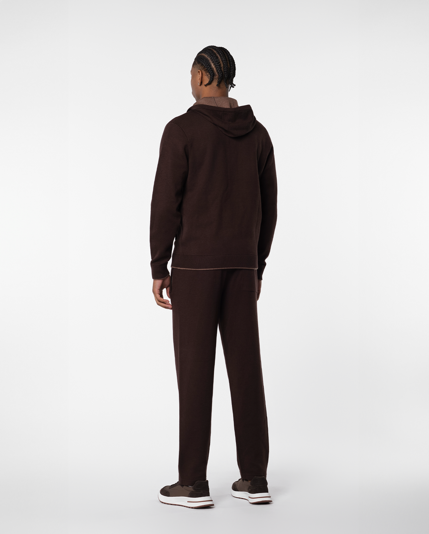Weekend zip-up vest – brown