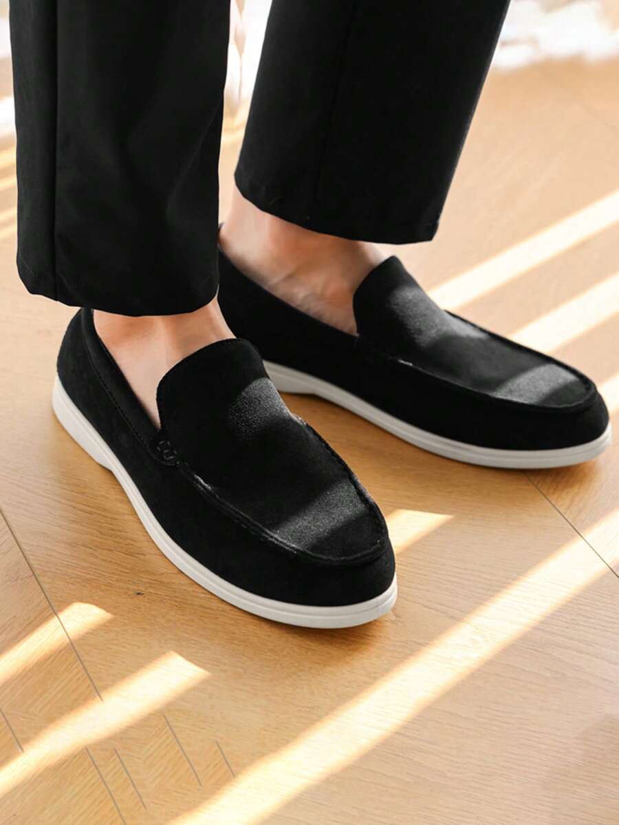 Men's loafers, relaxed, autumn