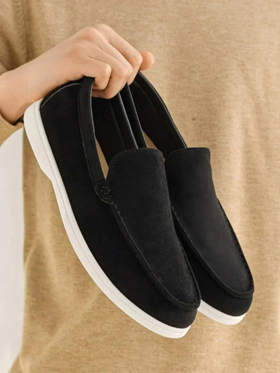 Men's loafers, relaxed, autumn