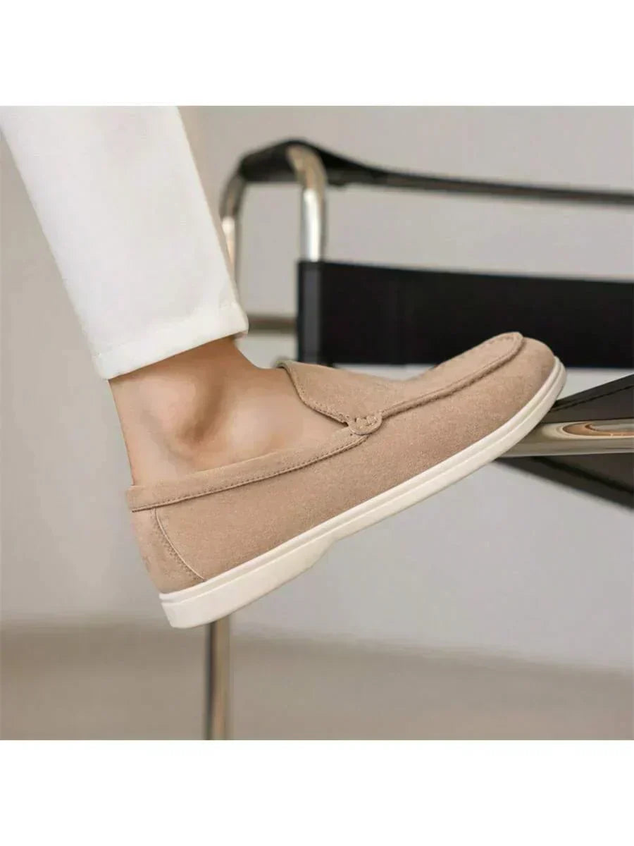 Men's loafers, relaxed, autumn