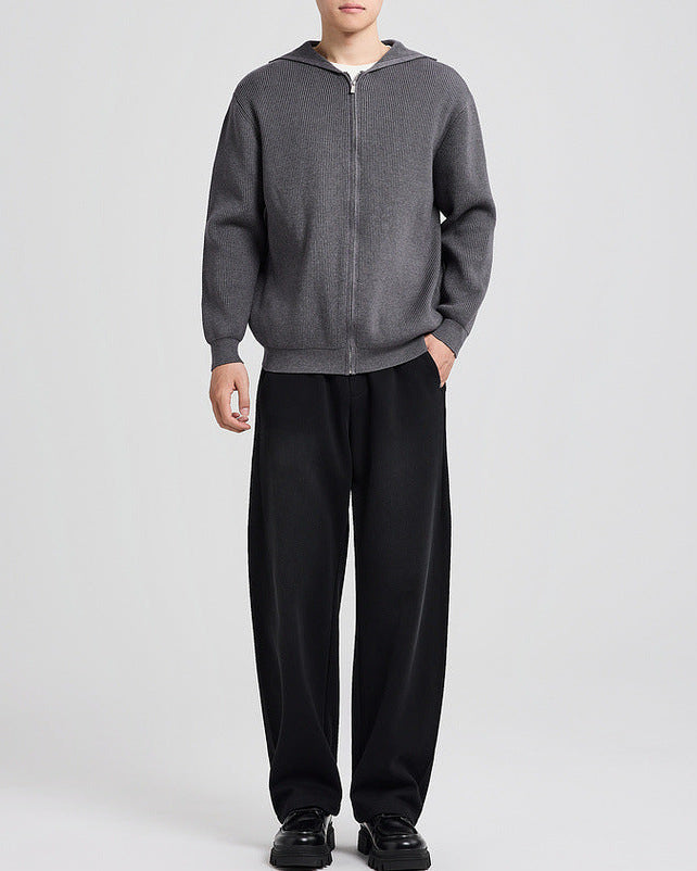 Langston cable-knit hoodie