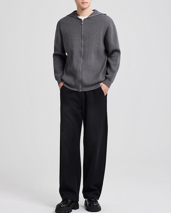 Langston cable-knit hoodie