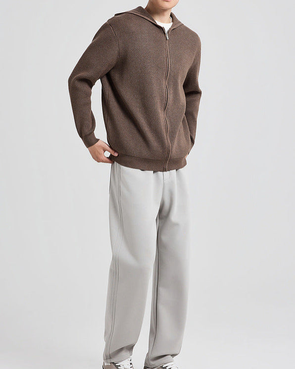 Langston cable-knit hoodie