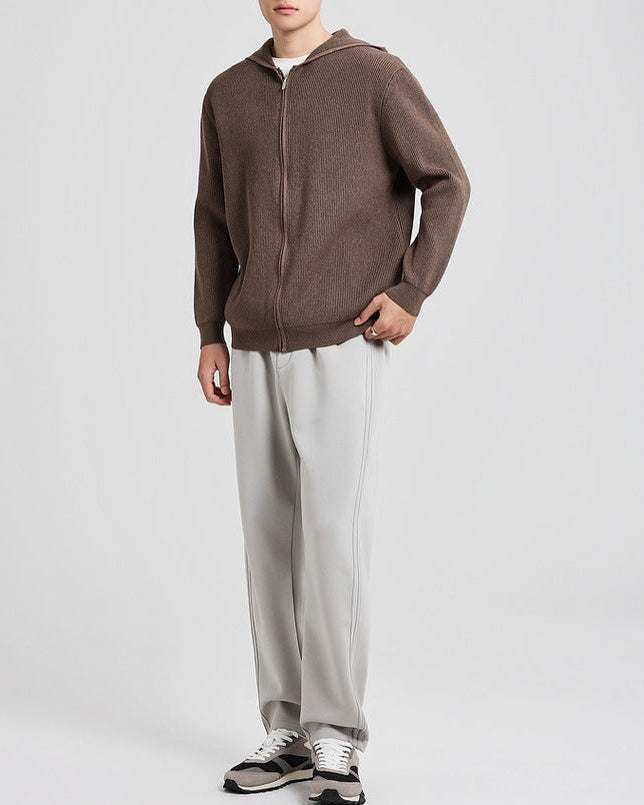 Langston cable-knit hoodie