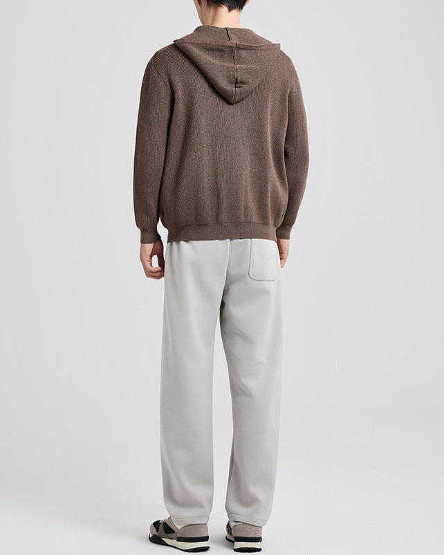 Langston cable-knit hoodie