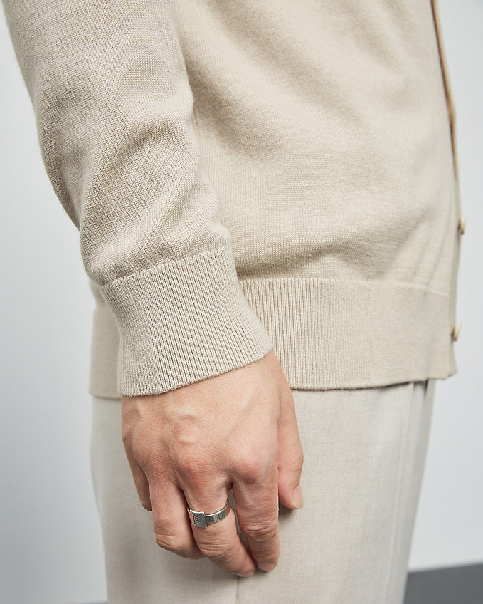 Mimaike Essential V-neck knit cardigan