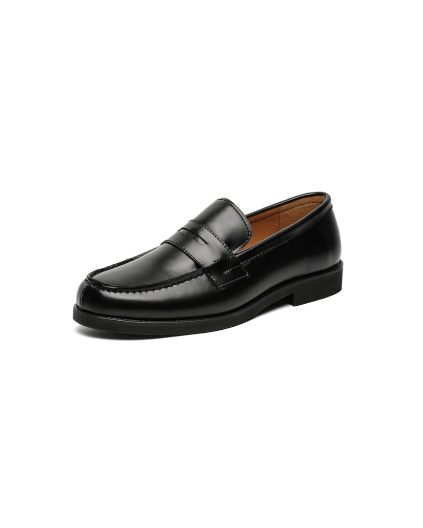 Black penny loafers – Leather loafers
