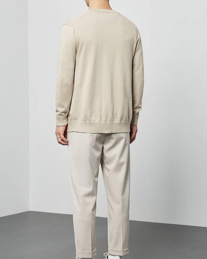 Mimaike Essential V-neck knit cardigan