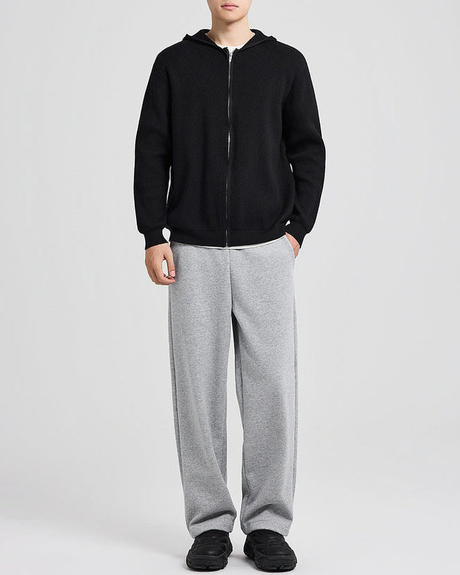 Langston cable-knit hoodie