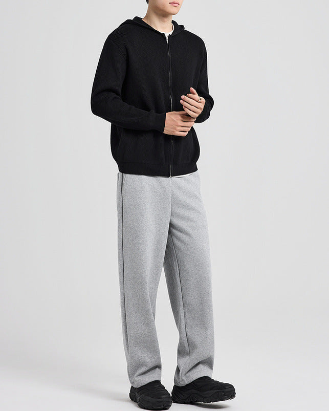 Langston cable-knit hoodie