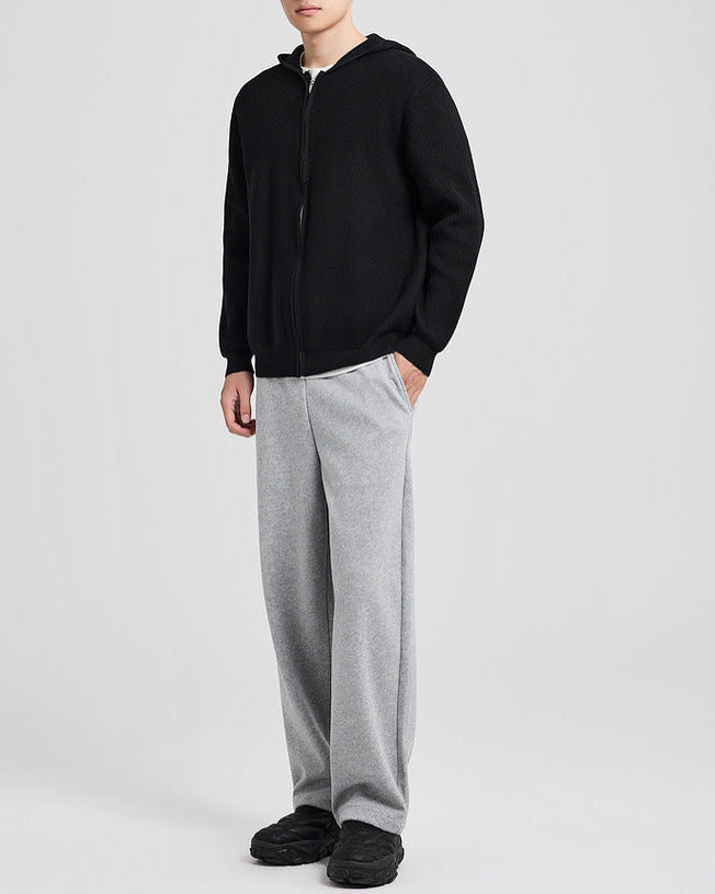 Langston cable-knit hoodie