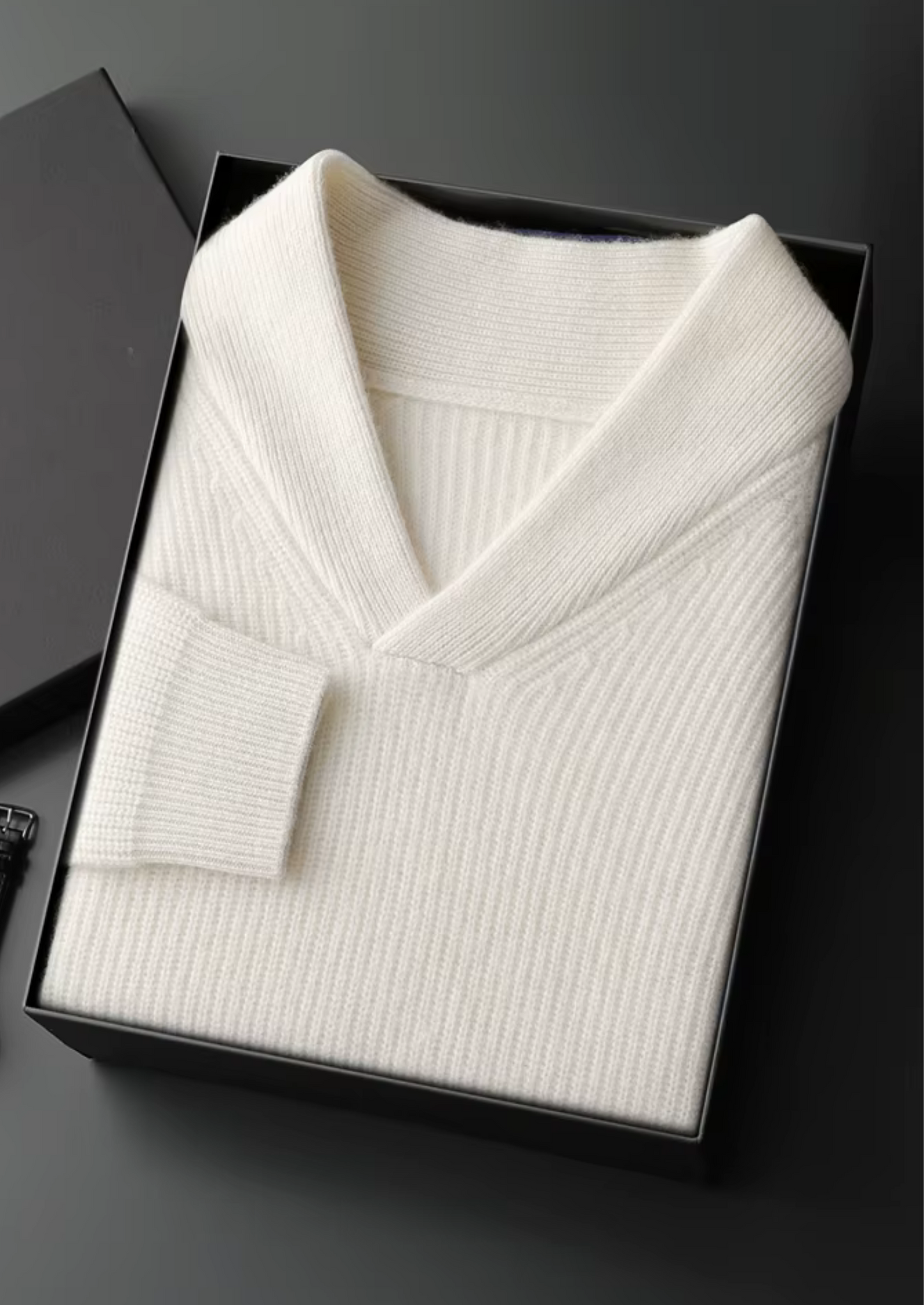 Cashmere V-neck sweater