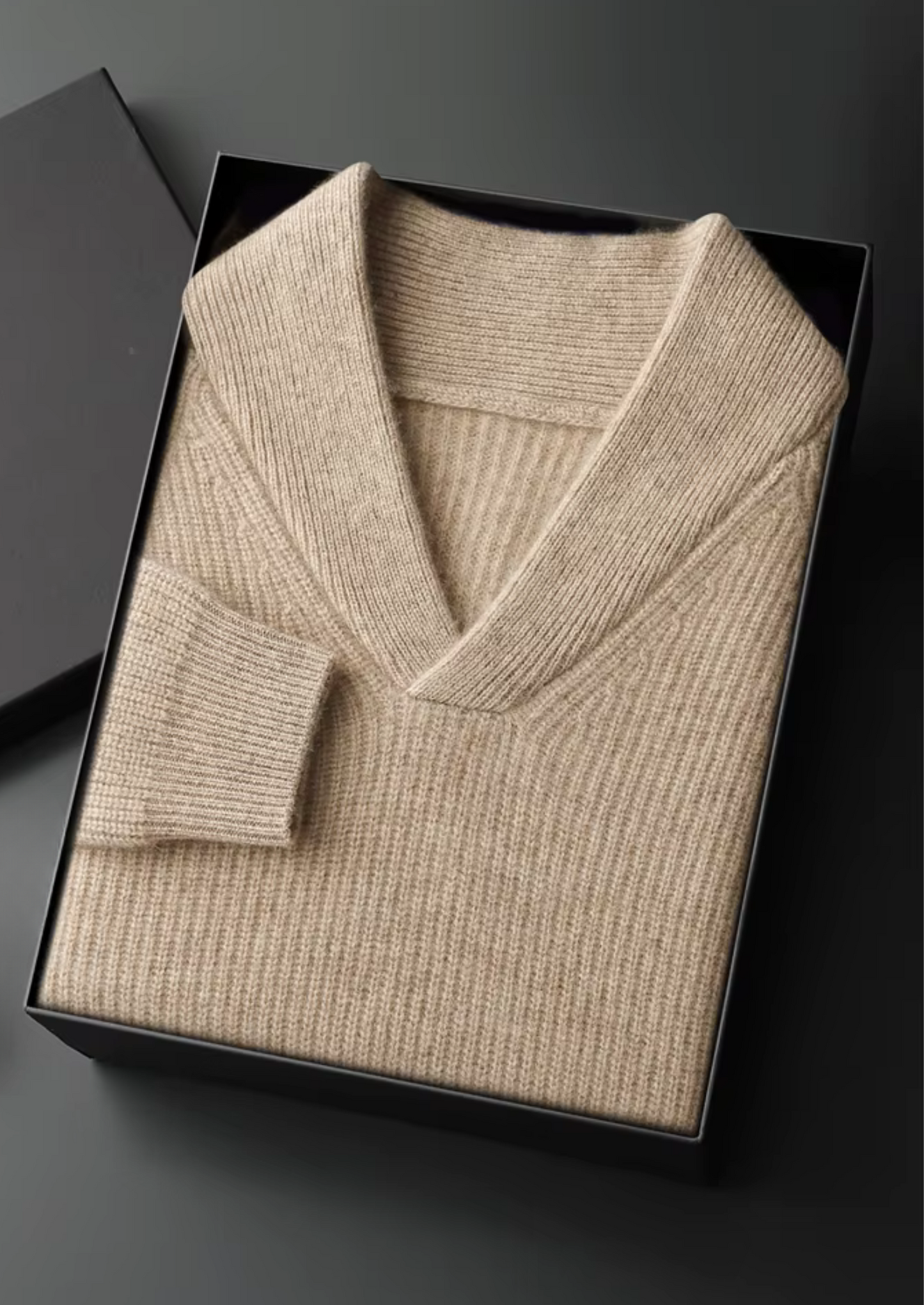 Cashmere V-neck sweater