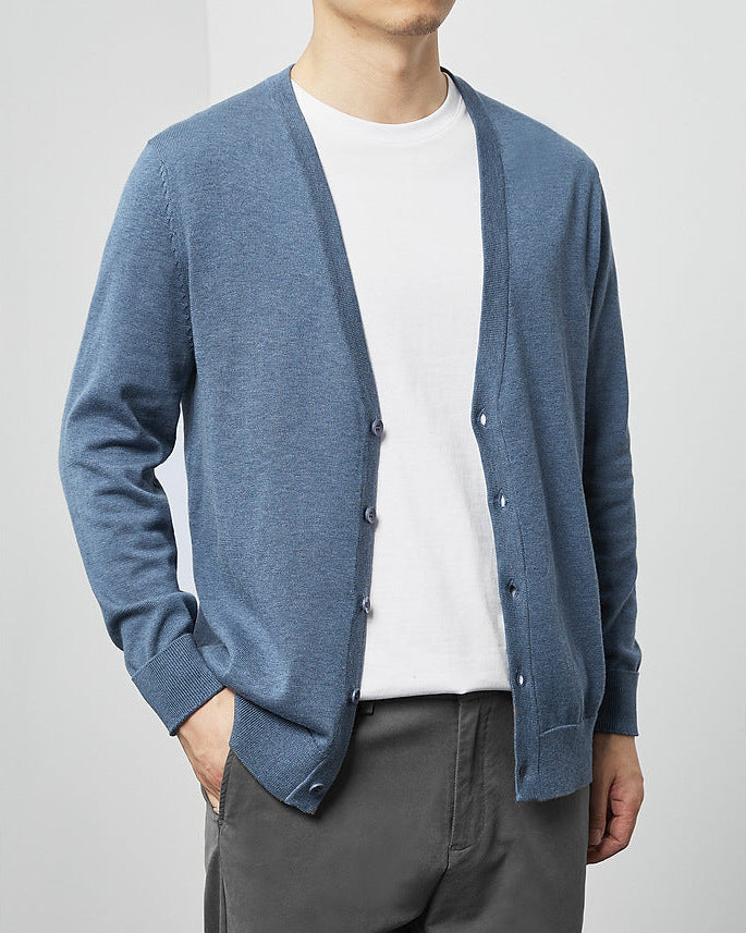 Mimaike Essential V-neck knit cardigan