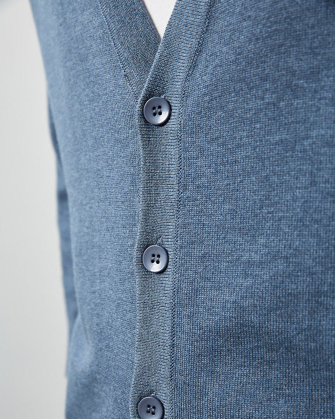 Mimaike Essential V-neck knit cardigan