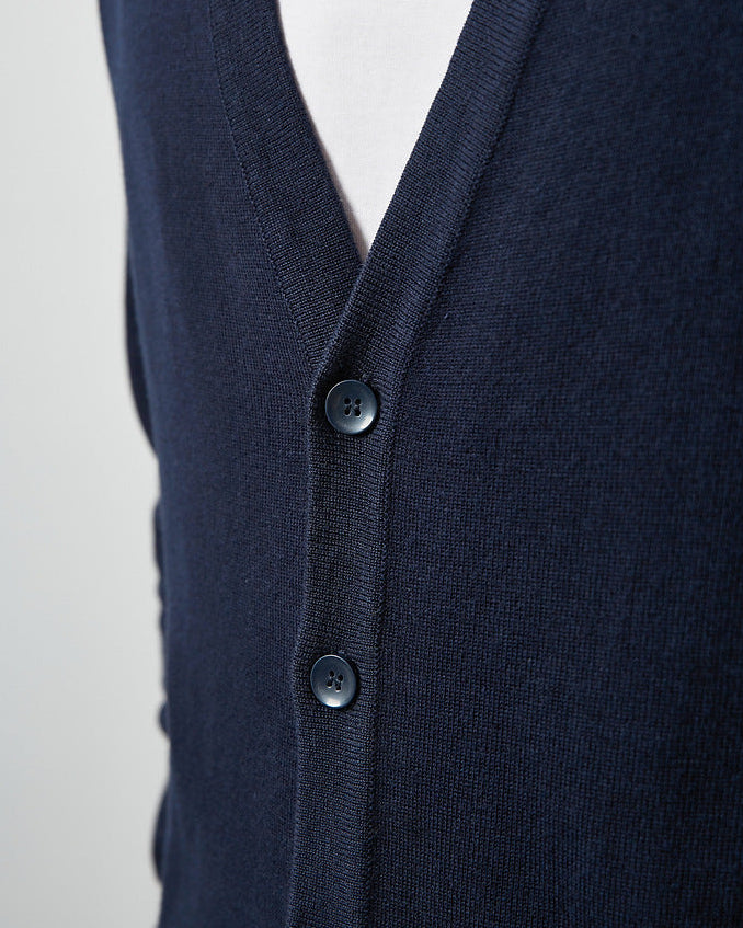 Mimaike Essential V-neck knit cardigan