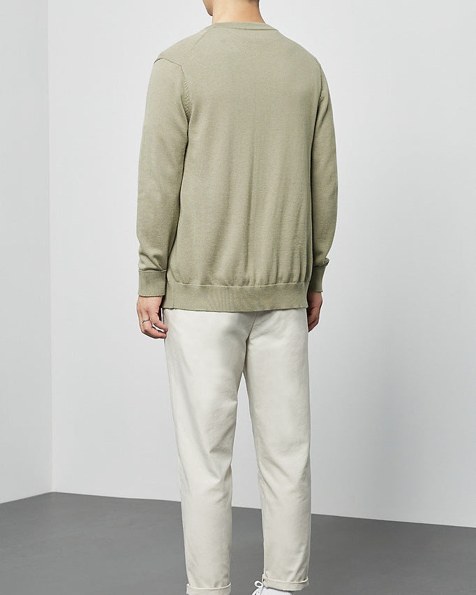 Mimaike Essential V-neck knit cardigan
