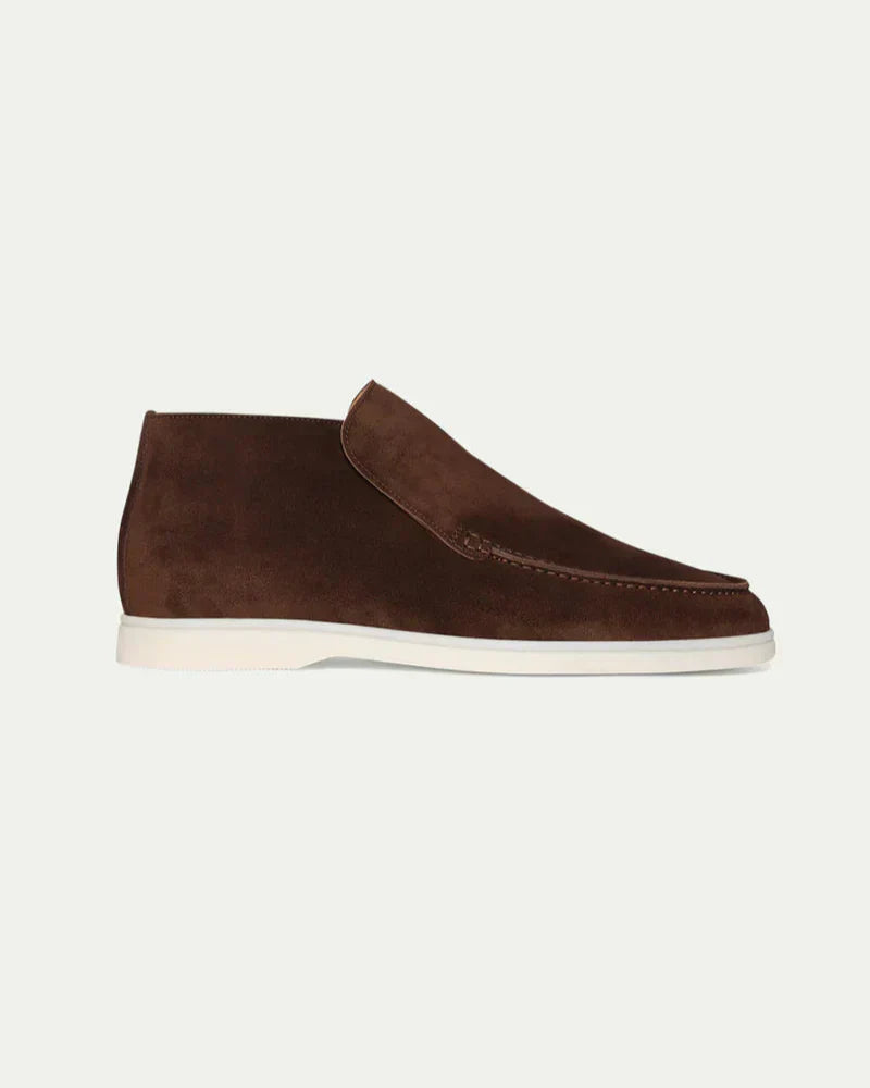 Brown city loafers