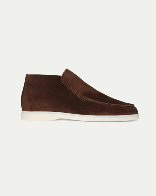 Brown city loafers