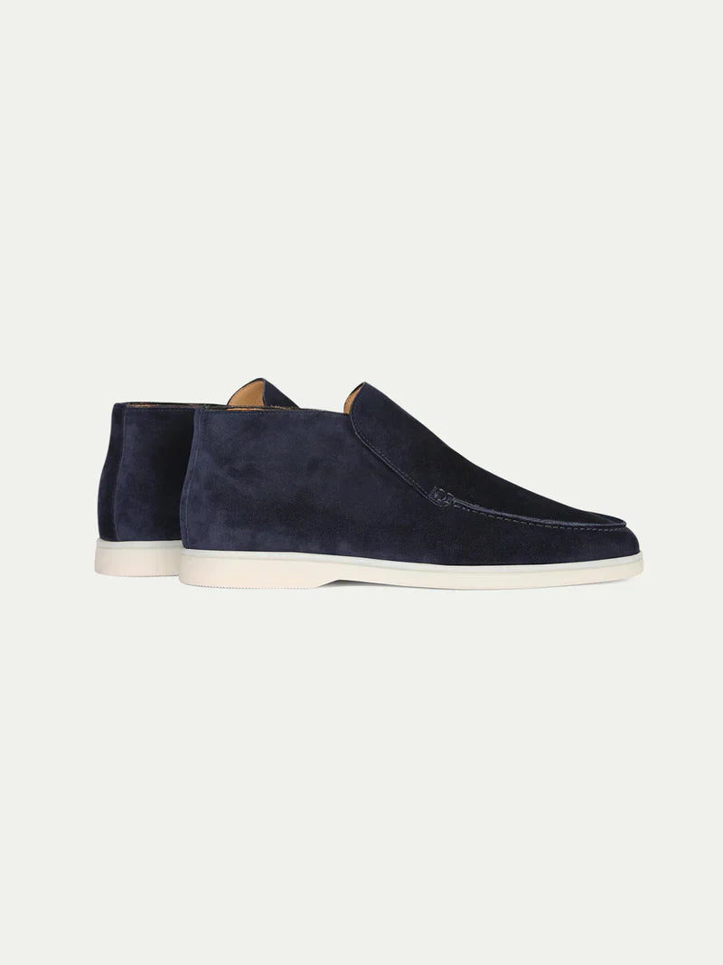 Dark blue city loafers