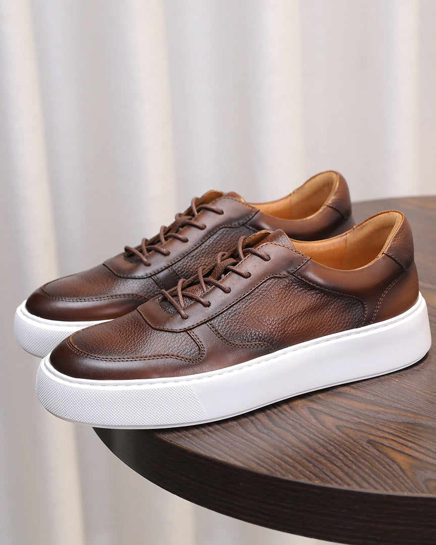 Torino Pebble-Grain low-top sneakers