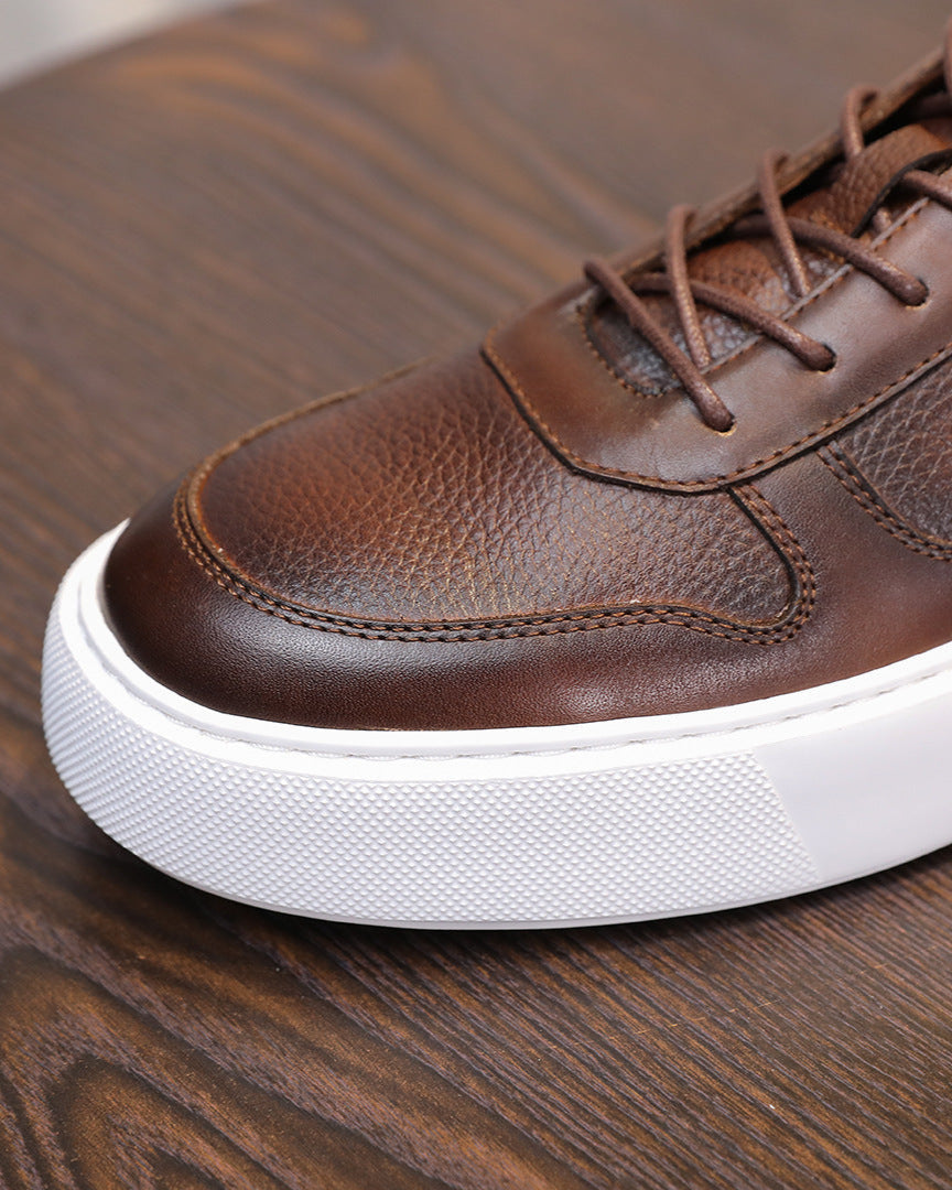 Torino Pebble-Grain low-top sneakers