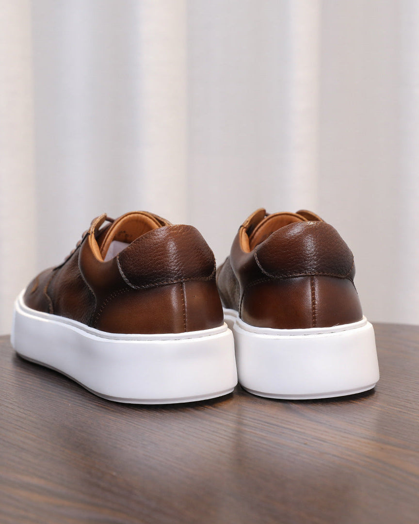 Torino Pebble-Grain low-top sneakers
