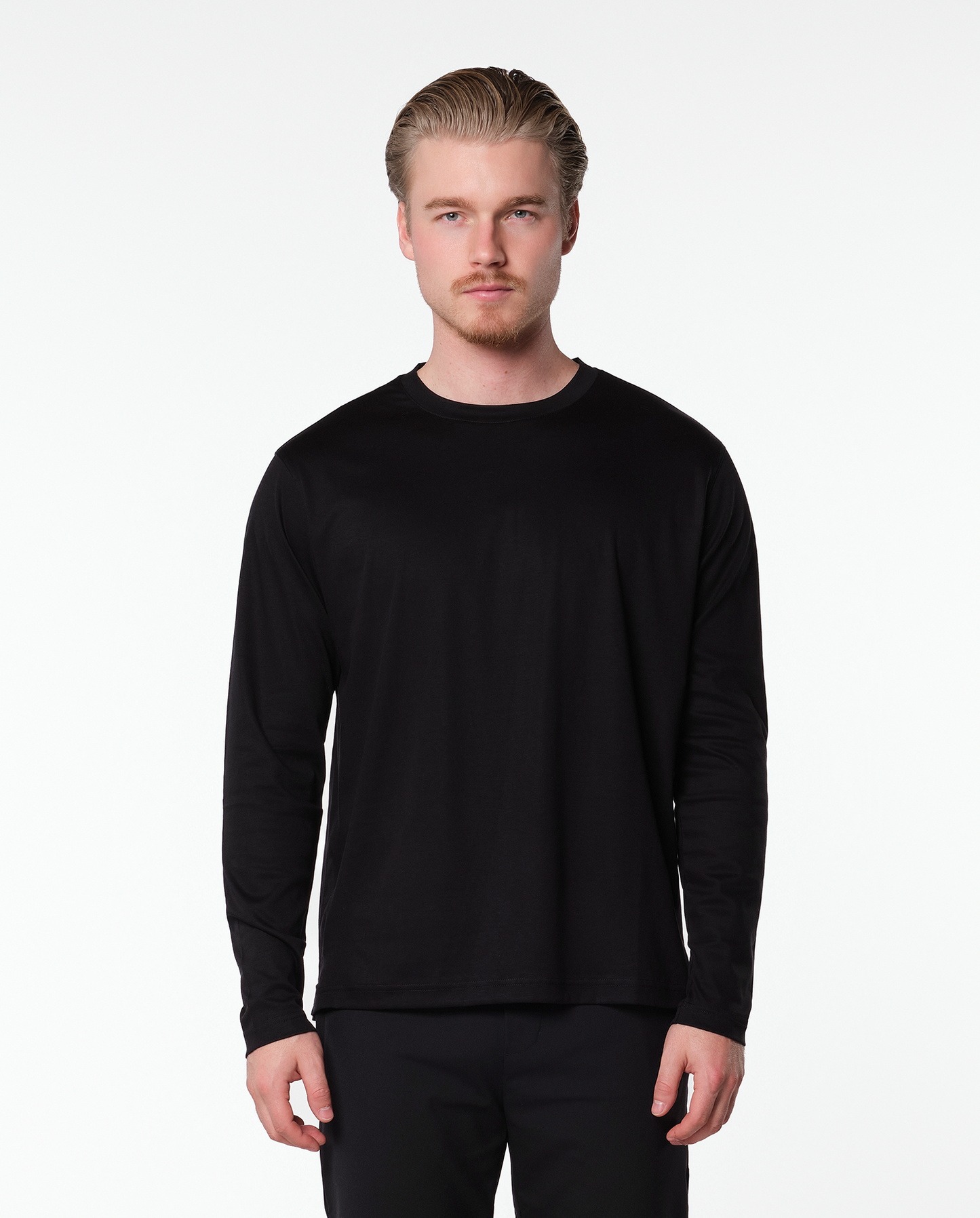 Black Lace Side T-Shirt