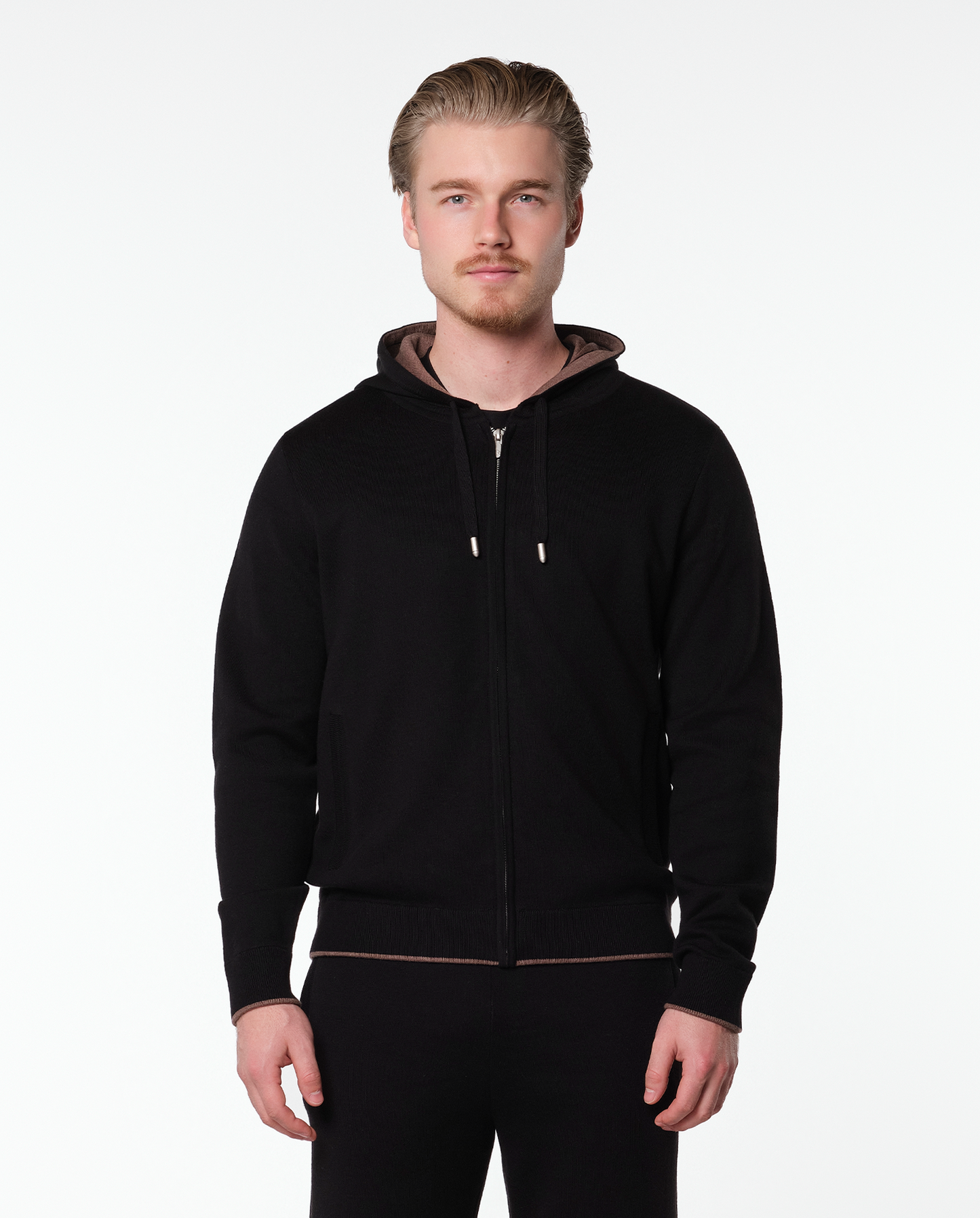 Weekend zip-up vest – black