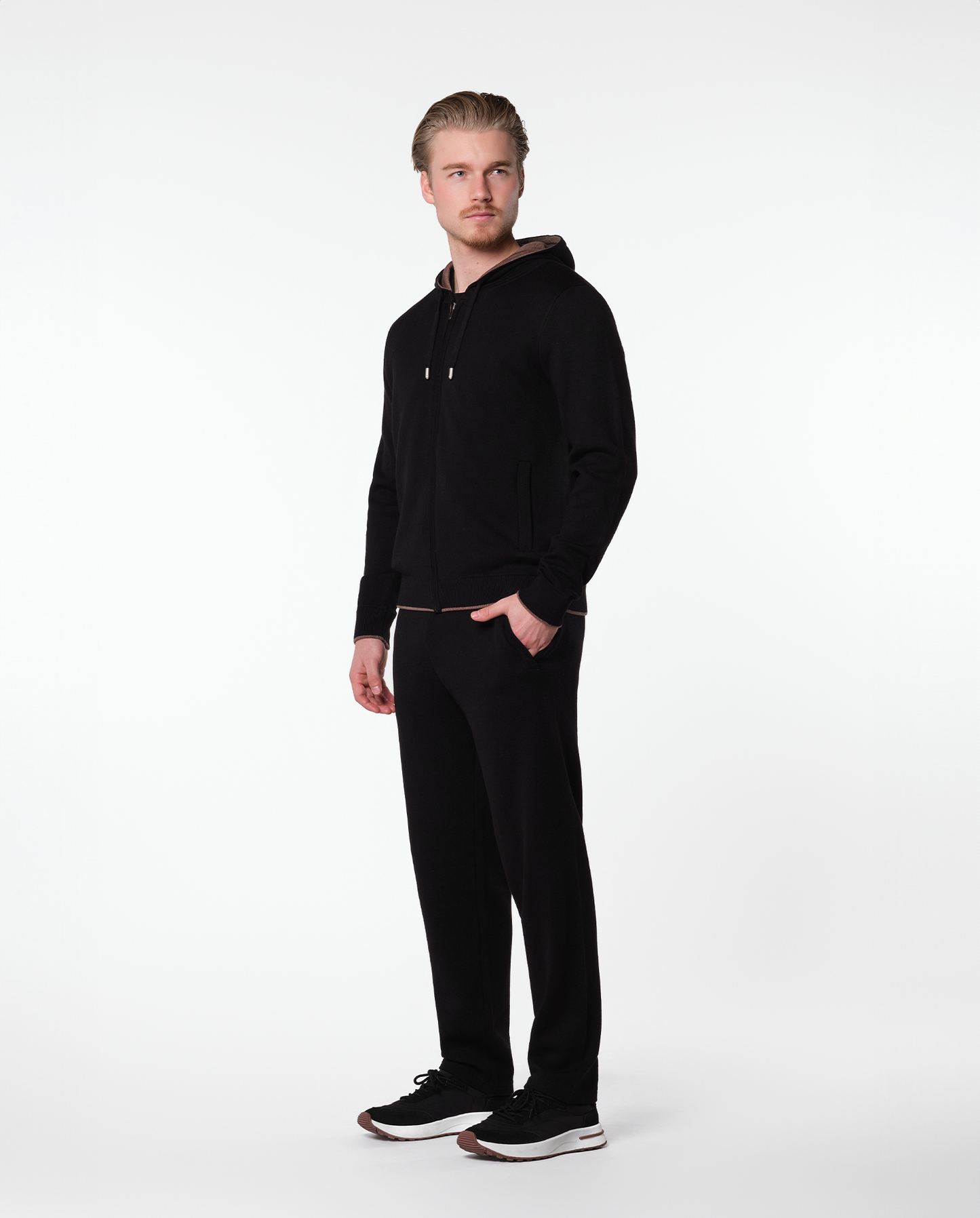 Weekend zip-up vest – black