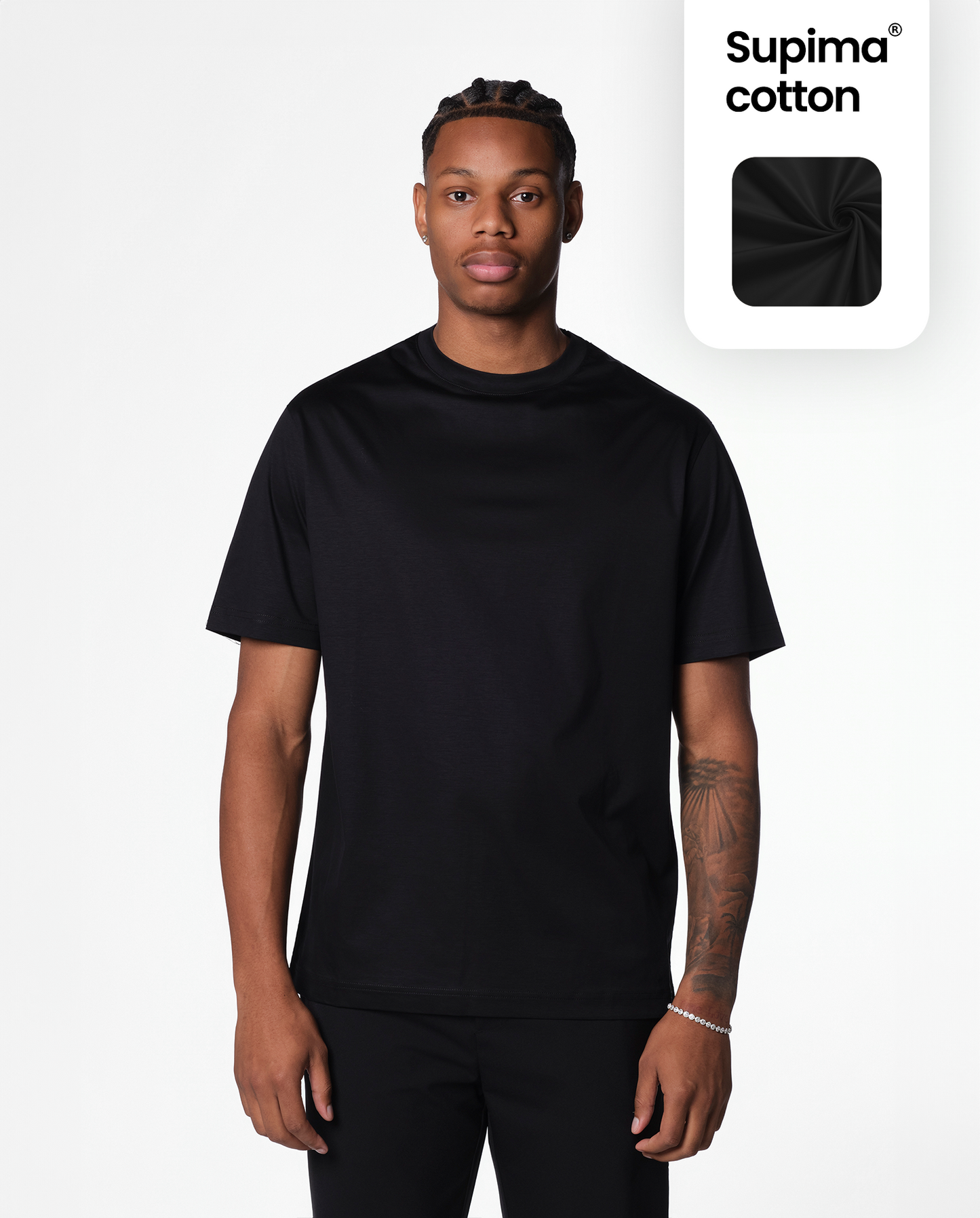 LUXURY T-SHIRT – BLACK
