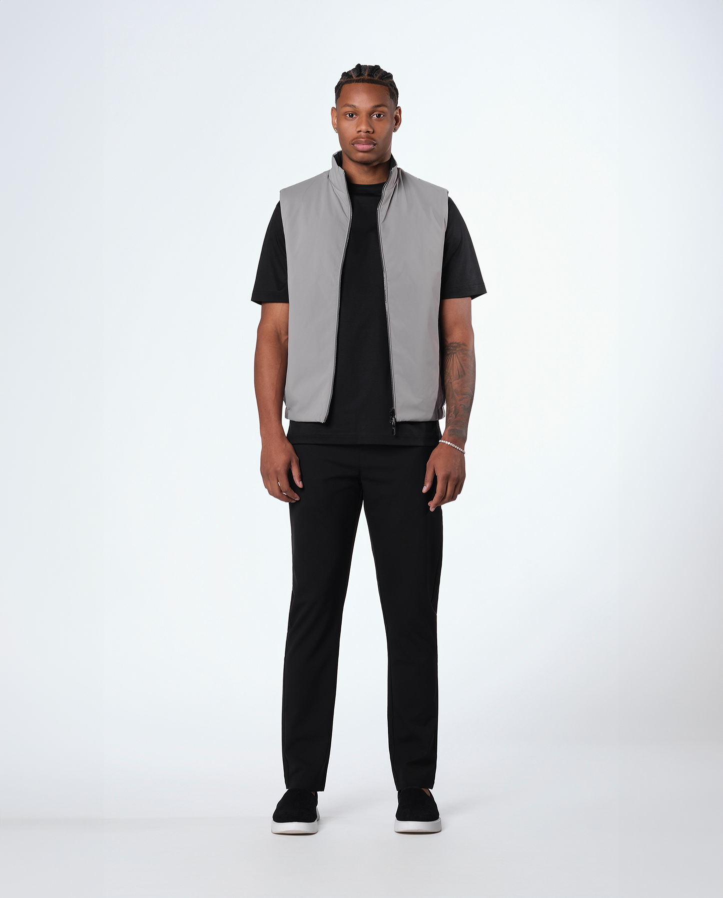 Reversible vest – black / gray