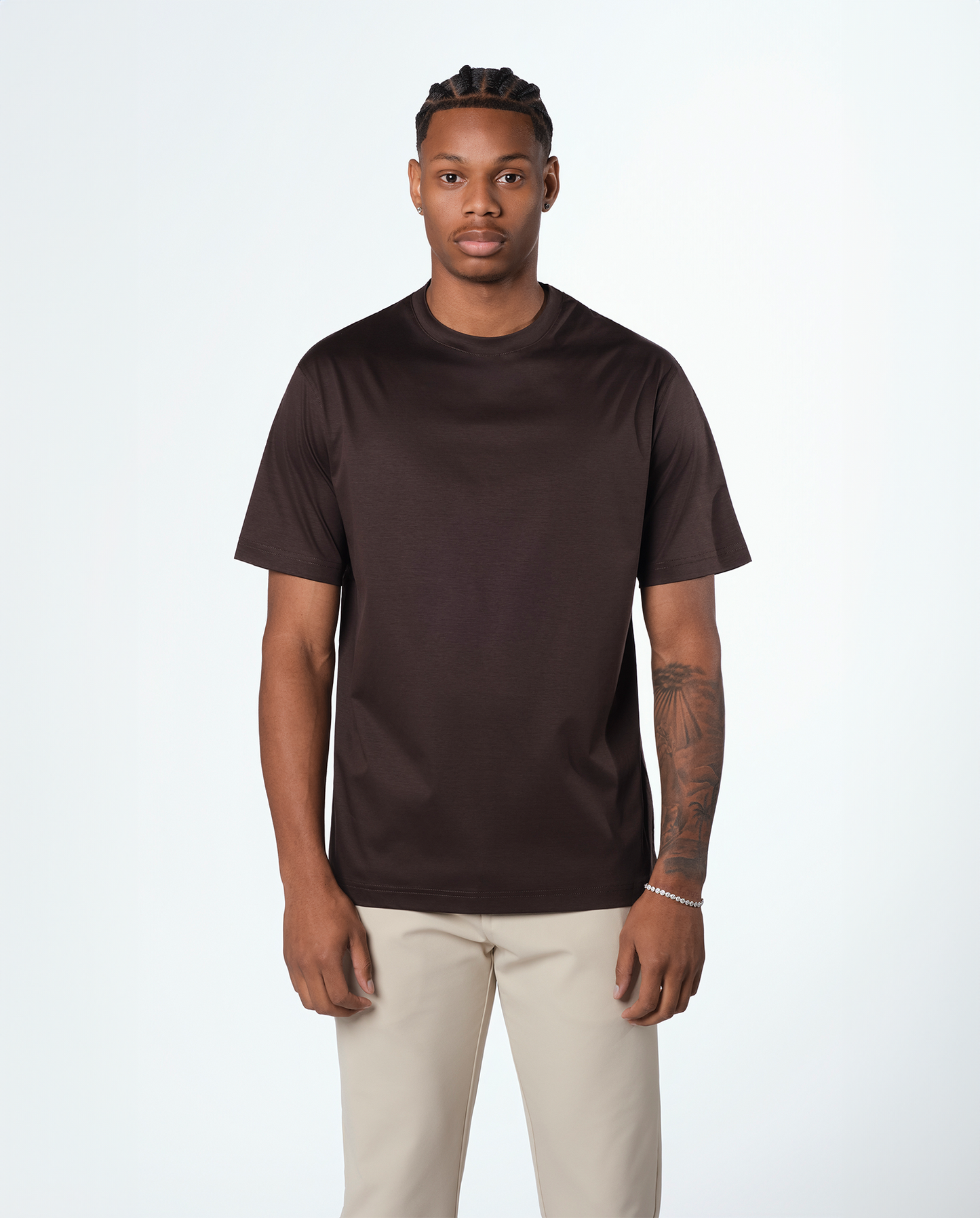 LUXURY T-PAITA - BROWN