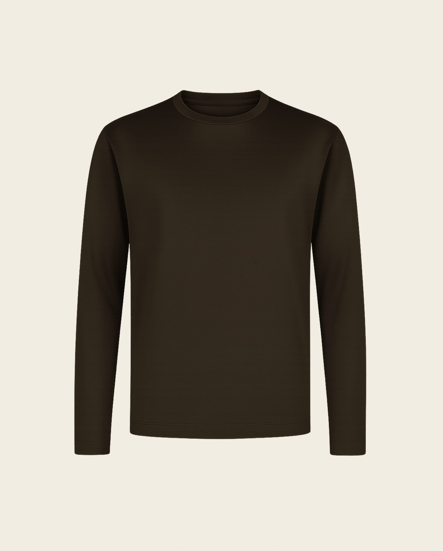 LYXIG LACE SIDED T-SHIRT - BROWN