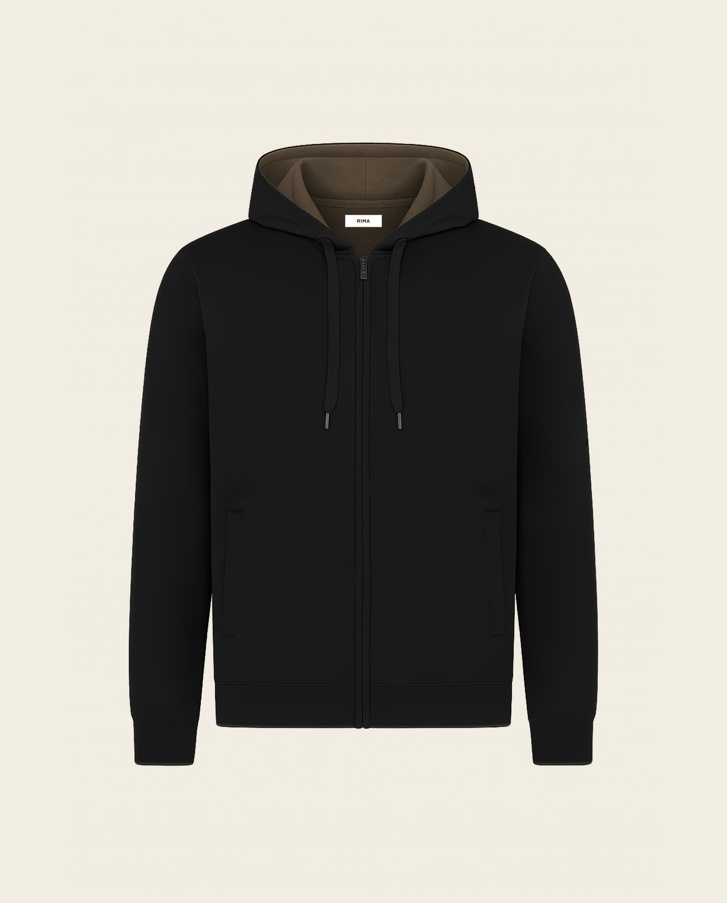 Weekend zip-up vest – black